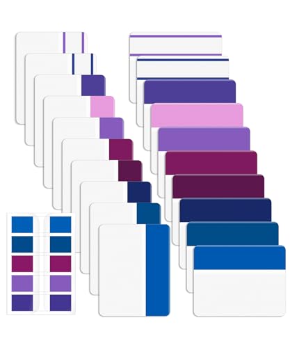 Mr. Pen- Sticky Index Tabs, 500 Pcs, 21 Sets, Colorful | Writable Colored Pages Markers Labels for Reading Notes, Books, Binders, Notebook, Folders and Classify Files - color: Space
