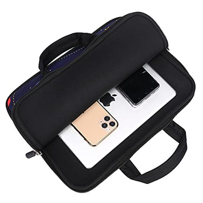 Universal 7-9 inch Tablet Sleeve Ultra-Portable, Neoprene Carrying Sleeve Case Bag Compatible with 7" 8" 8.5" 8.9" 9" Apple iPad mini, Samsung, Google, HP, Acer (Cool Rocket) - color: Cool Rocket