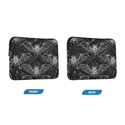 Bat Halloween Laptop Sleeve 13 inch Cute Laptop Bag 14 inch Waterproof Computer Bag for Women Laptop Accessories Computer Cover Bag for Tablet Men - color: Bat Halloween