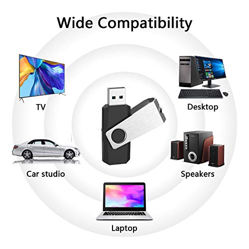 KEXIN Flash Drive 128GB USB 3.0 Flash Drive 5 Pack Thumb Drive Jump Drive USB Drive 3.0 Bulk 128G USB Flash Drives 3.0 Thumb Drives Flash Drive 128 GB Memory Stick for Storage Black 5PCS - size: 128 GB USB 3.0, style: 5 Pack