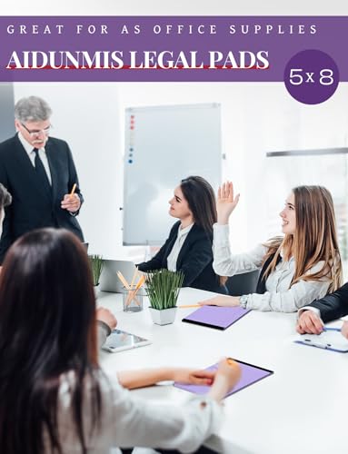 7pcs Small Legal Pads 5x8 Note Pads Purple Notepad College Ruled Notepad 5x8 Small Note Pad 5 x 8 Study Back 7 Pack Perforated 5x8 Legal Pad Narrow Ruled Purple Paper Pads 30 Sheets per Writing Pad - color: Purple-7P