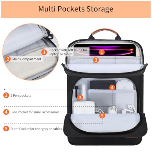 13 Inch Laptop Shoulder Bag Carrying Case for Macbook Air 13" M5 M4 A3449 A3420/ 2026 MacBook Neo A18 Pro A3404/ MacBook Pro 14" M5 M4 M3/ 13" iPad Pro/Air M5 M4, Vertical Laptop Sleeve Handbag, Black - size: 13.3-14 Inch