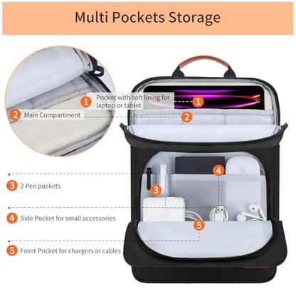 13 Inch Laptop Shoulder Bag Carrying Case for Macbook Air 13" M5 M4 A3449 A3420/ 2026 MacBook Neo A18 Pro A3404/ MacBook Pro 14" M5 M4 M3/ 13" iPad Pro/Air M5 M4, Vertical Laptop Sleeve Handbag, Black - size: 13.3-14 Inch