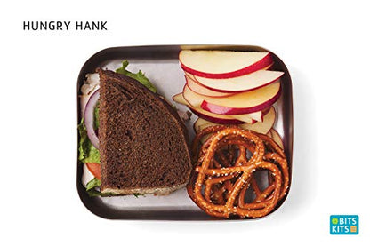 Bits Kits Stainless Steel Bento Box Lunch and Snack Container for Kids and Adults, 1 Compartment, 3 Cup Capacity, Color-Silver | For Kids & Adults | Easily Fits In Lunchboxes | Durable Stainless Steel | Dishwasher Safe | 3 Cup Capacity | On The Go - style