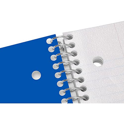 Office Depot® Brand Stellar Poly Notebook, 8-1/2" x 11", 1 Subject, College Ruled, 100 Sheets, Blue