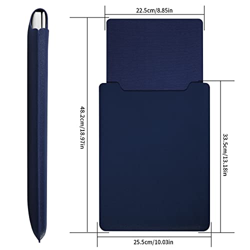 13.3-14" Laptop Sleeve, Blue, Compatible with Laptops 13.3"-14", Protects from Scratches, Water Damage, Multi-Functional Mouse Pad - color: blue