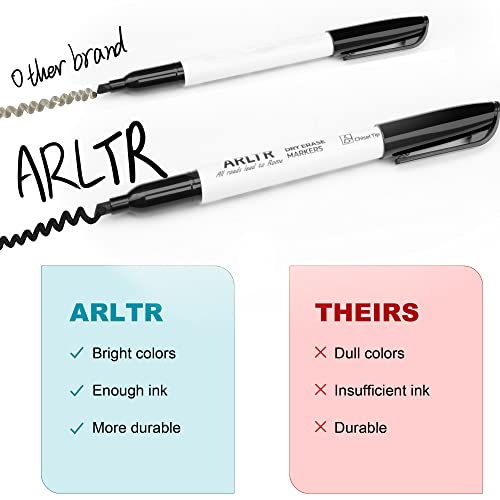 ARLTR Black Dry Erase Markers Bulk, 108 Count Whiteboard Markers, Chisel Tip Black Markers for Classroom, Office and School Supplies