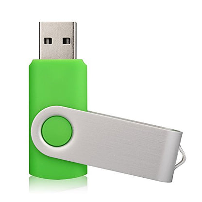 10 Pack 8GB USB Flash Drive 2.0 Memory Stick - Green - color: Green, size: 8GB
