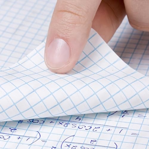 Rosmonde 24 Pack 1 Subject Graph Paper Spiral Notebook, 70 Sheets/140 Pages | Bulk 4x4 Grid Quad Ruled Spiral Notebook, 8 x 10-1/2", 3 Hole Punched, Bulk Quad Ruled Graph Paper Spiral Notebooks, Assorted - size: 24 Pack