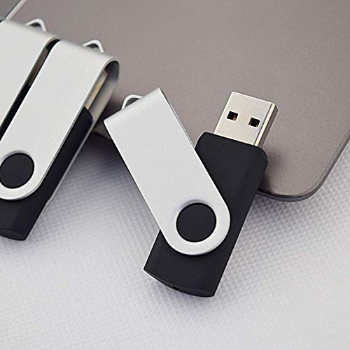Aiibe 4GB Flash Drive 100 Pack 4GB USB Flash Drive Bulk Thumb Drive USB 2.0 Memory Stick USB Drive Wholesale, Black - color: 100PCS Black, size: 4GB