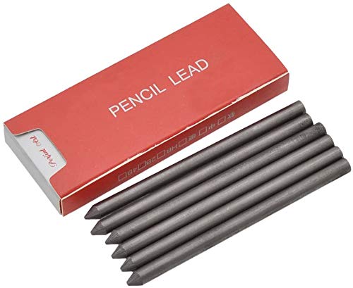 5.6MM Mechanical Pencil Leads - Graphite, Soft, Medium, Hard - Clutch Pencil Refills for Drafting, Sketching, Crafting, Wood Working - 6 PCS - color: Graphite 5.6mm Refills - 6 pcs
