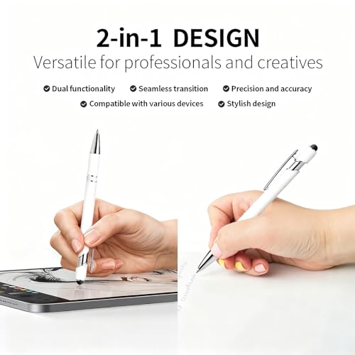 15 Pack Motivational Pen Set - Inspirational Quotes Retractable Ballpoint Pens for Office School Supplies, Encouragement Gifts for Women Men, White - color: White, style: Positive