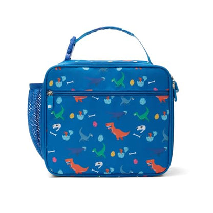 MEXS Lunch Bag for Kids, Insulated Lunch Box Girls Boys, Durable Lunch Tote(adjustable) with Water Bottle Holder/Water-resistant Lining, Toddler Lunch Picnic Cooler Bag for School Travel (Dinosaur) - color: Dinosaur