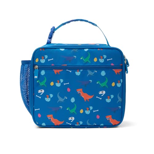 MEXS Lunch Bag for Kids, Insulated Lunch Box Girls Boys, Durable Lunch Tote(adjustable) with Water Bottle Holder/Water-resistant Lining, Toddler Lunch Picnic Cooler Bag for School Travel (Dinosaur) - color: Dinosaur