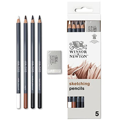 Winsor & Newton Studio Collection 아티스트 연필, 스케치 연필, 5개 세트 - style: 스케치 연필 5개