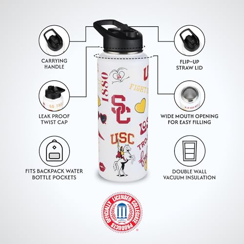 The Memory Company | Licensed NCAA 34oz Team Spirit Water Bottle