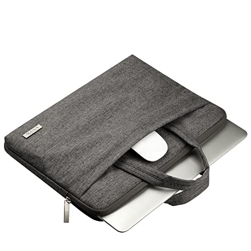 CCPK Laptop Bag 13-13.3 inch for New MacBook Pro 14 Inch M5 A3426 A3427 2026 A3434 2025 M4 A3185 2024 M3 M2 M1 2023 2021 Air Neo Laptop Sleeve Computer Case with Handle Waterproof Briefcase Black Grey