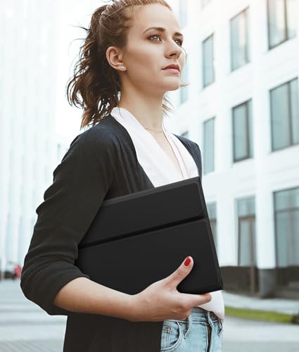 Hamile for iPad 11th 10th Generation Case with Keyboard - 7 Colors Backlit Wireless Detachable Folio Keyboard Cover with Pencil Holder for iPad 11-inch A16 2025 10th Gen 10.9 Inch 2022 (Black) - color: Black
