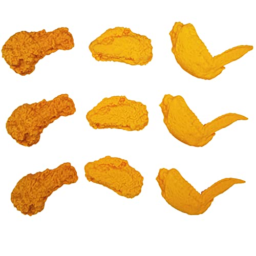 Food Erasers 27 Pack Fried Chicken Desk Pet Erasers for Kids Cute Fun School Supplies Prize Gifts Party Favors - style: Fried Chicken
