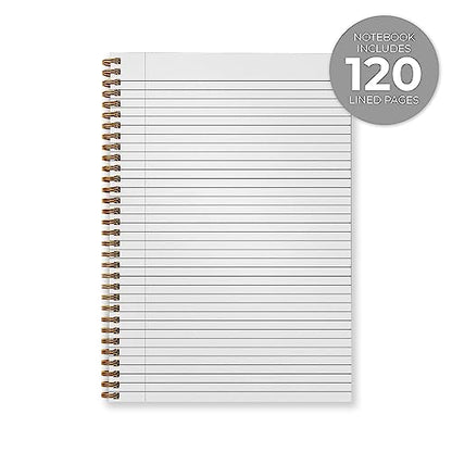 The Lord Is My Strength And My Song Notebook / 5.5" x 8.5" Religious Spiral Notebook / 120 College Ruled Pages / Durable Twin Loop Gloss Laminated Cover / Gold Wire-o Spiral / Made in the USA - color: Multicolor