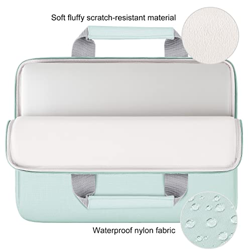 DOMISO 15.6 inch Laptop Case Sleeve Protective Cover Compatible with 16 inch MacBook Pro M4 M3 M2/Pro Max,15.6-16 inch HP Dell ASUS Lenovo Chromebook,Waterproof Computer Cases Bag,Mint Green - color: Mint Green, size: 15.6 inch