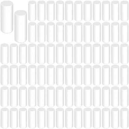 80 Pcs White Refill Erasers for Propelling Pencils, Universal Traceless Eraser Replacement, Mechanical Pencil Eraser Refills for Office, Notebook - color: White,80pcs,11.5x4.3mm