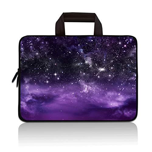14 15 15.4 15.6 inch Laptop Handle Bag Computer Protect Case Pouch Holder Notebook Sleeve Neoprene Cover Soft Carrying Travel Case for Dell Lenovo Toshiba HP Chromebook ASUS Acer(Galaxy) - color: Galaxy