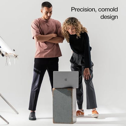 Incase Dots Hardshell with Makrolon® - MacBook Pro 13 inch Case - 2022, 2020, M2, M1 - MacBook Case, Laptop Cover, Protective Hard Shell, Scratch Resistant (Clear) - color: Clear