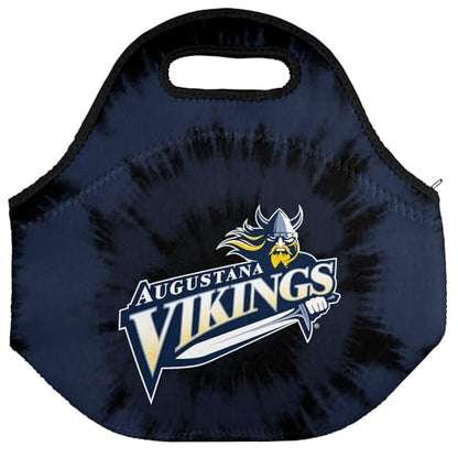 Campus Lab Augustana University Tie-Dye Soft Neoprene Lunch Bag, Insulated - color: Augustana University Vikings