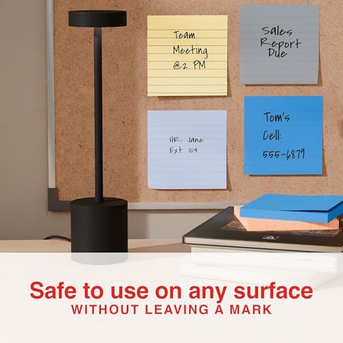 Staples Ultra Sticky Notes, 4" x 4", Lined, Stardust Colors, 600 Sheets – Large Strong‑Hold Notes for Planning & Projects - style: Stardust