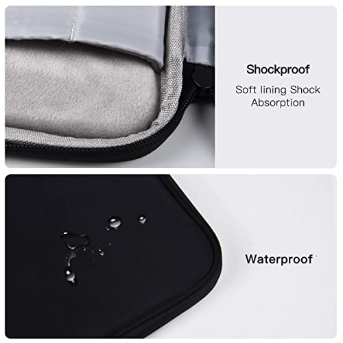 12-12.9 Inch Tablet Sleeve Bag for 12.4" Samsung Galaxy Tab S10+ S9+ Plus/S8+/S7+ Plus/S7 FE,13" iPad Air M4 M3 M2/iPad Pro M5 M4/Pro 12.9"/Microsoft Surface Go 2 12.4"/Pro 11 10 Carrying Case-Black - color: Black, size: 12.9 Inch