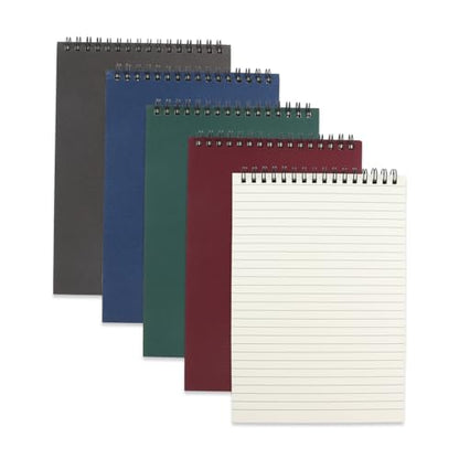 4 Pcs Top Bound Spiral Notebook,8.3 inch x 5.8 inch,60 Sheet,7mm College Ruled Paper,A5 Spiral Note Pads Memo Lined Notebook Journal for School and Office Supplies (4 Colors) - color: 4 Colors