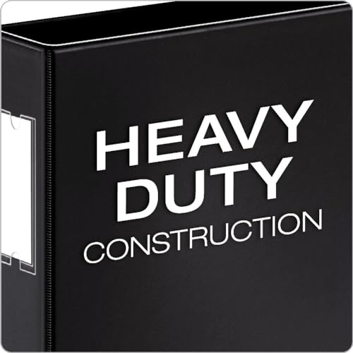 Cardinal 12112 D-Ring Reference Binder, HVY-Duty, 1-Inch Cap.,11-Inch x17-Inch, BK - size: 1-Inch