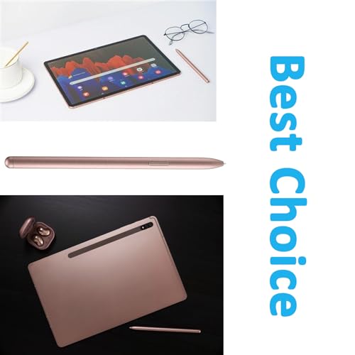 2 Pcs Galaxy Tab S7 Pen for Samsung Galaxy TabS7 Plus Repalcement Pen,Galaxy Tab S7 Stylus Pen for Samsung,4096 Levels of Pen Pressure(Gold) - color: Gold