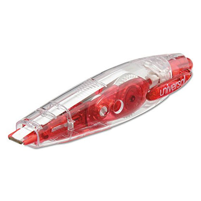 Universal 75605 Retractable Pen Style Correction Tape, 1/5-Inch x 236-Inch, 4/Pack