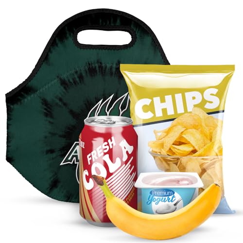 Campus Lab Adams State University Tie-Dye Soft Neoprene Lunch Bag, School - color: Adams State University ASU Grizzlies