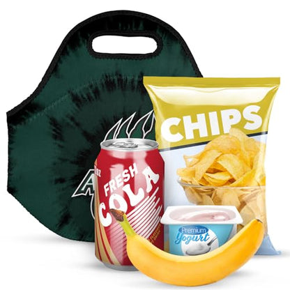 Campus Lab Adams State University Tie-Dye Soft Neoprene Lunch Bag, School - color: Adams State University ASU Grizzlies