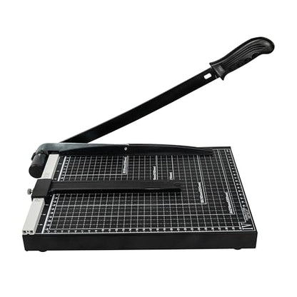 Precision Paper Cutter for A4/B5/A5/B6/B7, 10x13 inches, 70GSM Capacity, Metal Base Black - color: Black