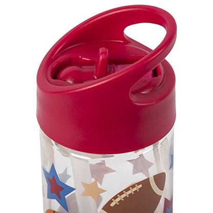 Stephen Joseph, Kids Flip Top Water Bottle, 10 oz Tritan BPA Free, Water Bottle for Girls & Boys, Back to School Flip Top Bottle, Sports - color: Sports
