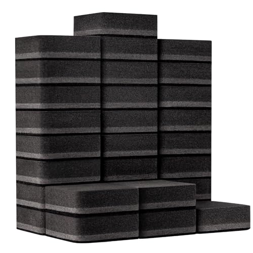 OWLKELA 30 Pack Whiteboard Eraser, Washable and Reusable Magnetic Whiteboard Eraser for Cleaning Dry Erase Markers on Magnetic Soft Whiteboard, Glass Whiteboard and Dry Erase Board - color: Black, size: 30 Pcs