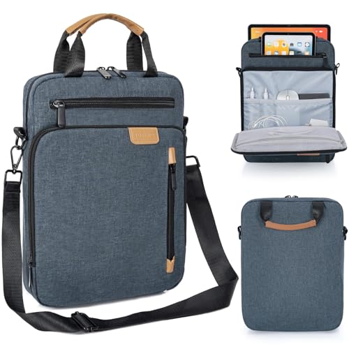 12.9 Inch Tablet Sleeve Bag, Padded Carrying Case for 13" iPad Air M4 M3 M2 2026-2024, iPad Pro M5 M4 M2 M1, Samsung Galaxy Tab S9 FE+/S9+/S8+/S7 FE/S7+ 12.4" 2022/2023, Surface Laptop Go 12.4" - color: Blue, size: 12.9 Inch