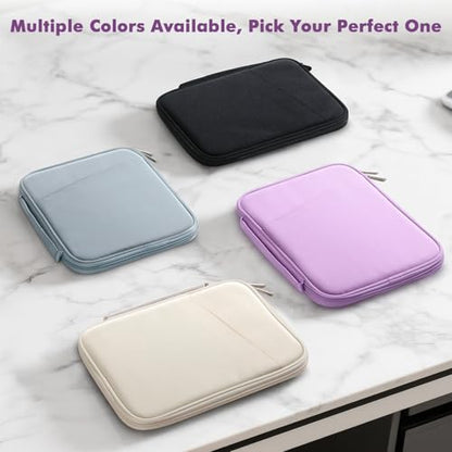 MoKo 9-11 Inch Padded Tablet Sleeve Protective Carrying Case for 11" iPad Air M4 2026, iPad A16/Pro 11 M5, i-Pad 10th/Air 5/4th 10.9, iPad9/8. 10.2, Tab S8/S9 11, Tablet Bag with Handle, Lilac - color: Lilac, size: 9-11 Inch