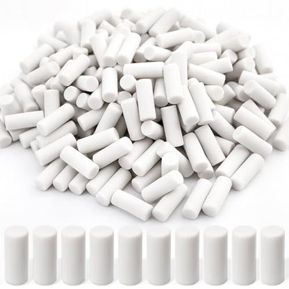 50 PCS Mechanical Pencil Eraser Refills, Refill Erasers for Propelling Pencils, White Universal Traceless Eraser Replacement for Office, Notebook, Drafting, School, Traceless, Smudge-Free