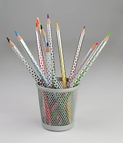 Kores - Kolores Magik, Erasable Colouring Pencils - Includes Rubber - Pencil Set, Colour Pencils - Coloured Pencils with Soft Lead, Triangular Shape, FSC Wood - Set of 12 in Assorted Colours