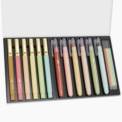 Mr. Pen- Bible Highlighters and Pens No Bleed with Case, 19 Pack | Colorful Ink Pens with 6x Refills for Highlighting, Bullet Journaling, Note-Taking, Summarizing, Bible Study, Planning