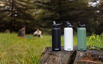 CamelBak Chute Mag Vacuum Insulated Stainless Steel Water Bottle, Magnetic Leak‑Resistant Cap for Everyday Hydration - color: Moss, size: 25 Ounces