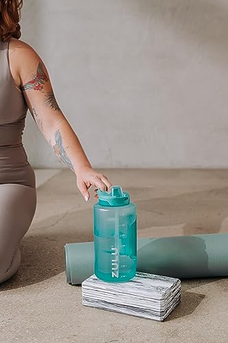 Goals Half Gallon Water Bottle with Straw - color: Aquaviva, size: 64 Ounces