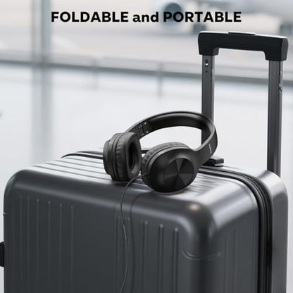 Upgraded USB C Wired Headphones, Over-Ear Type C Headphones with Microphone, HD Stereo Sound, Volume Control, Foldable USB Type C Headphones for Adults/Teens//Tablets/Computer/iPhone/Travel(Black)