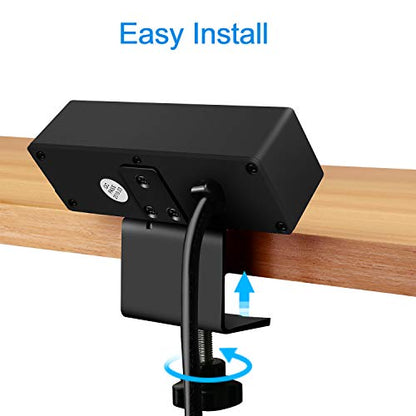 3 Outlet Desk Clamp Power Strip, Desktop Power Strip with USB Ports, Desk Mount USB Charging Power Station, on Desk Edge Power Outlet 125V 12A 1500W, 10 FT Desk Outlet Strip. (10FT, Black) - color: Black, size: 10FT