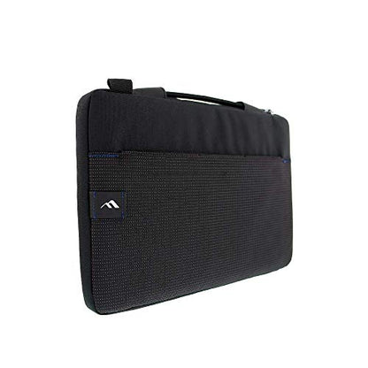Brenthaven Tred Horizontal Sleeve with Pouch Fits 11 Inch Chromebooks,Laptops,Tablets for K-12 Students, Teachers and Kids–Black,Durable,Rugged Protection from Impact and Compression